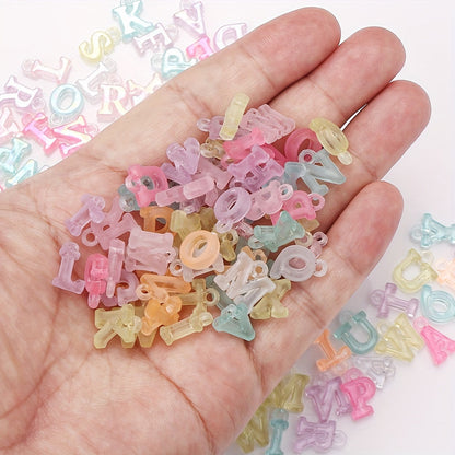 Mixed Letter Acrylic Pendants