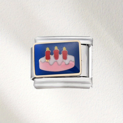 1pc Colorful Cake Charm Chain Bead