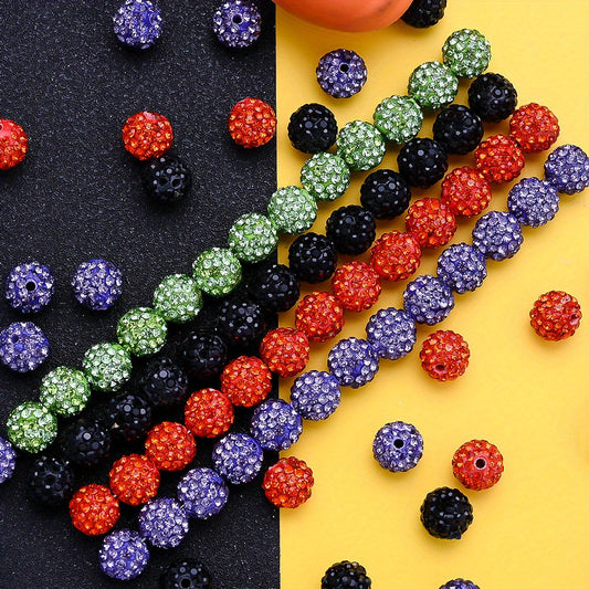 Halloween Shiny Round Beads