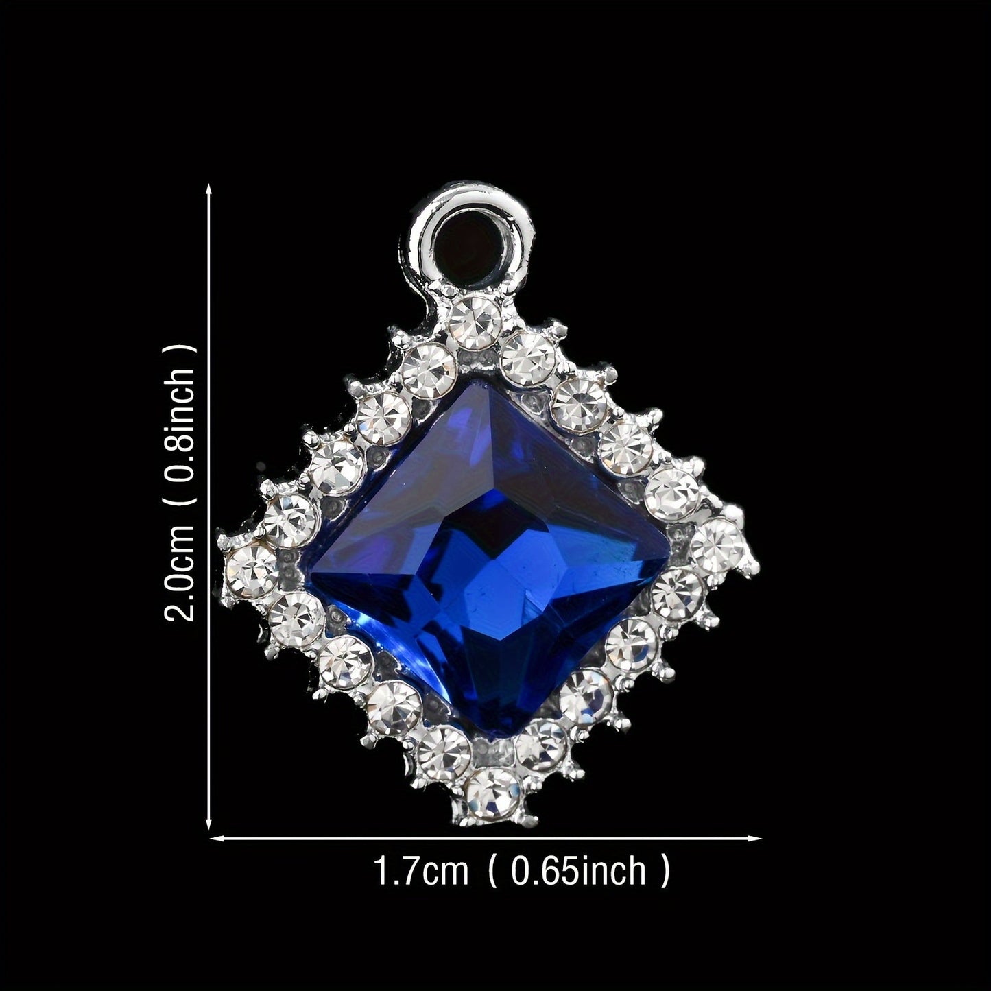 Square Alloy Pendant Set