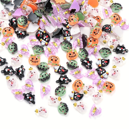 Halloween Resin Patch Beads