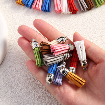 Colorful Polyester Tassel Pendants