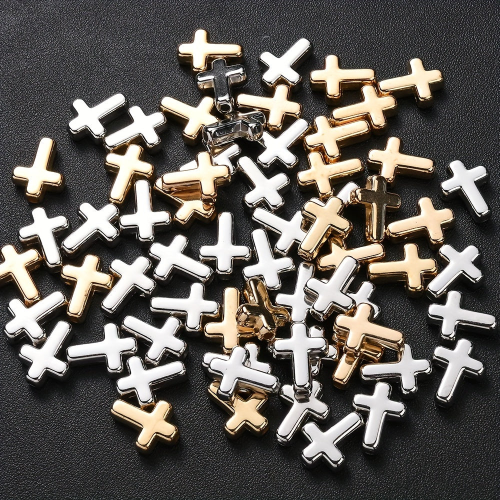 Cross CCB Spacer Beads