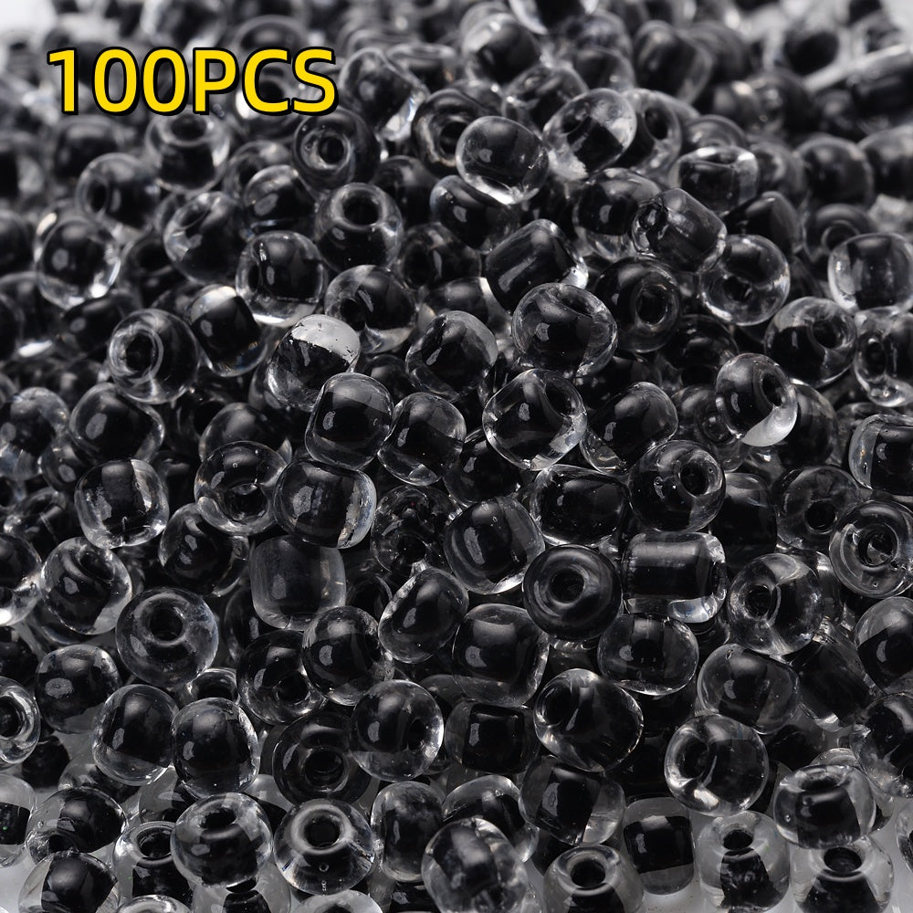 100pcs 4mm Vibrant Czech Glass Seed Beads