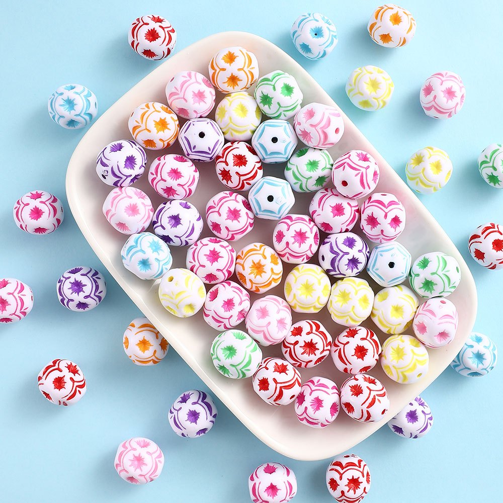 Skull Acrylic Spacer Beads