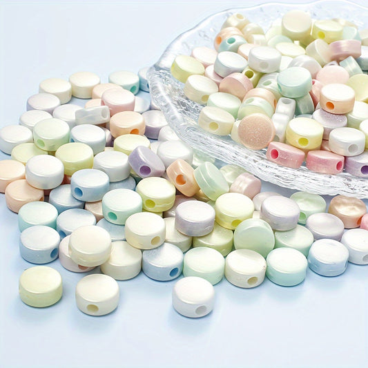 10/20/30/50/100/200pcs Macaron Color Acrylic Beads