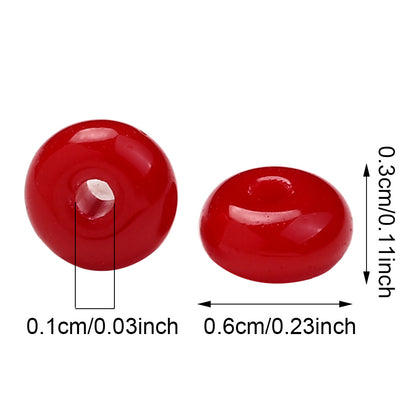 Bohemian Water Pattern Acrylic Beads