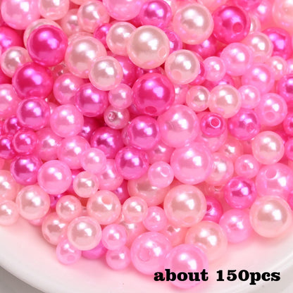 Colorful ABS Imitation Pearl Beads