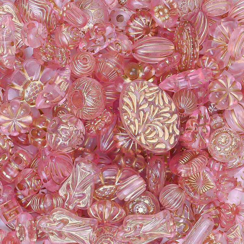 30g/bag 8-30mm Bohemian Style Acrylic Shape Beads