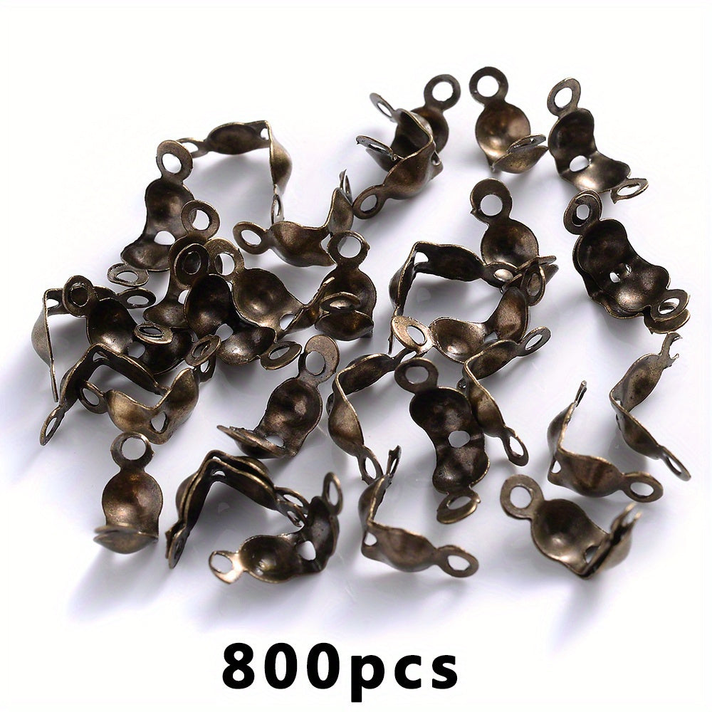 800-Piece Crimp Bead Calotte Knot Covers