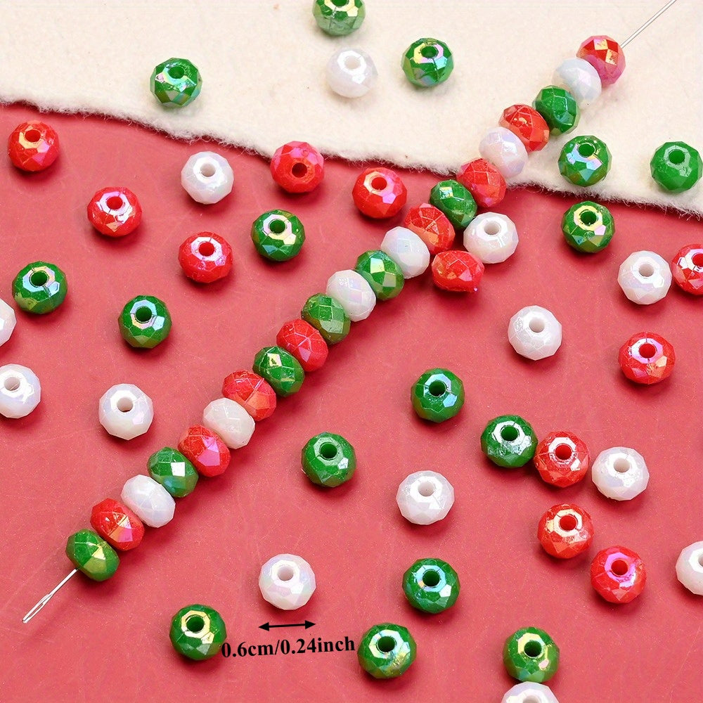 Christmas Acrylic Wheel Beads