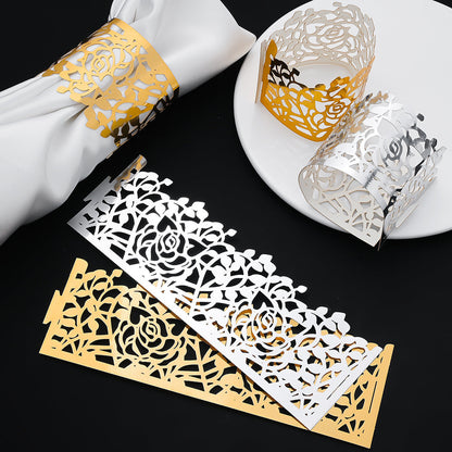 Hollow Pattern Napkin Rings