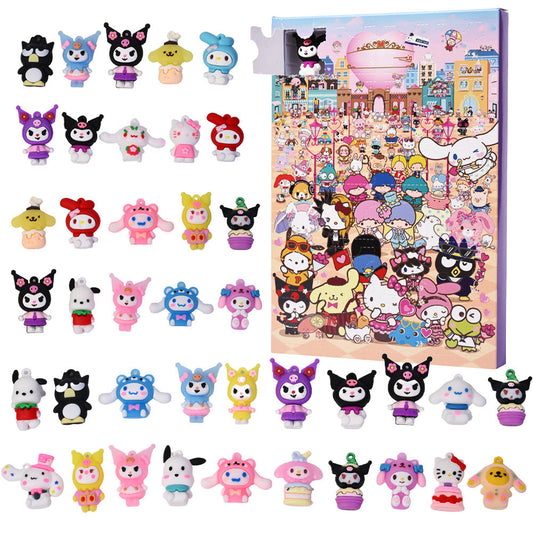 Anime Character Advent Countdown Keychain Box