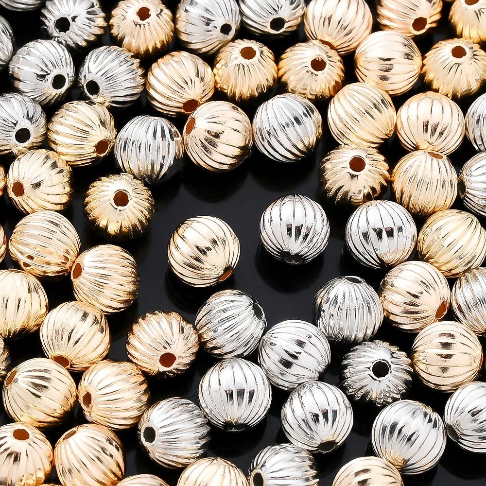 Vintage CCB Pumpkin Beads