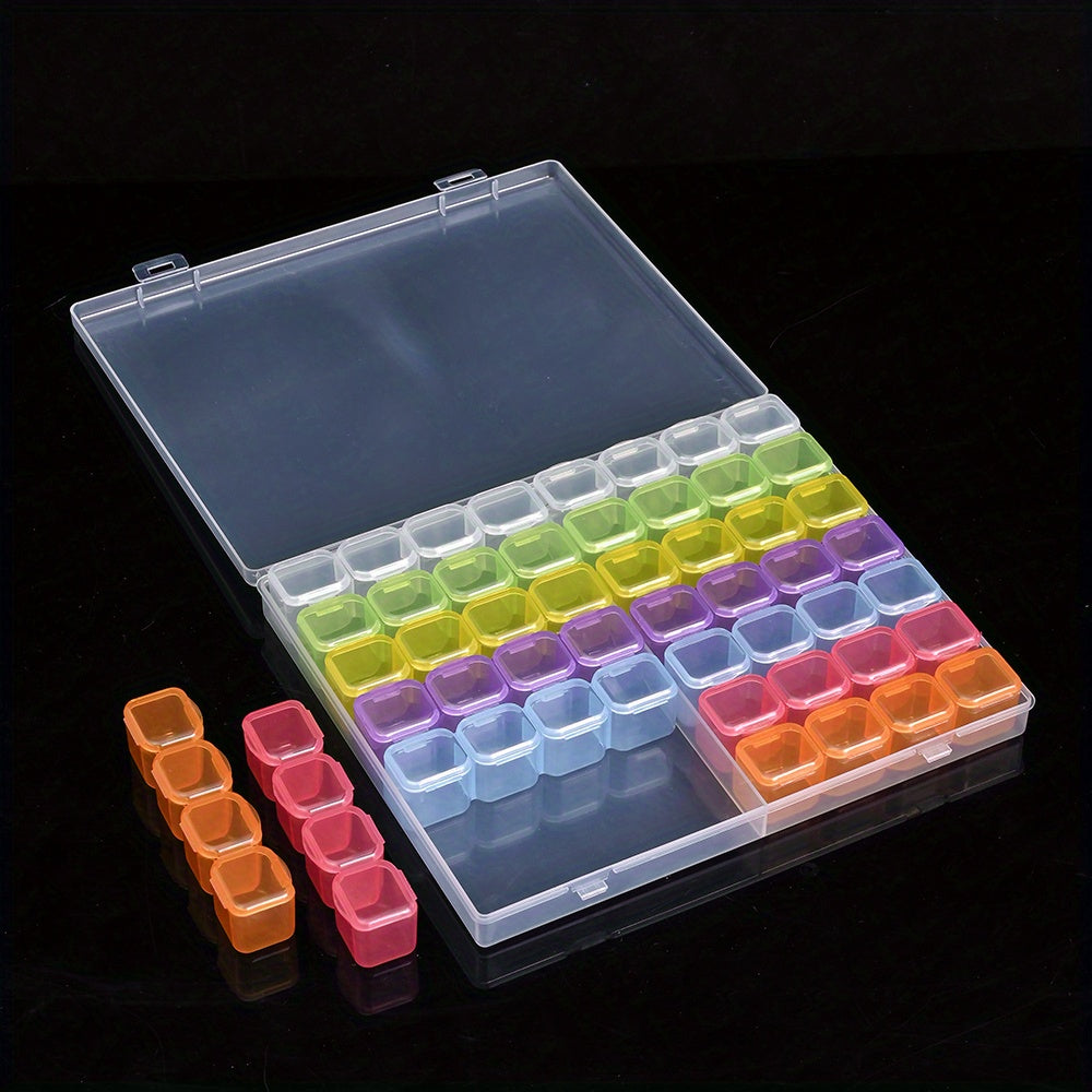 56 Grids Adjustable Plastic Storage Box