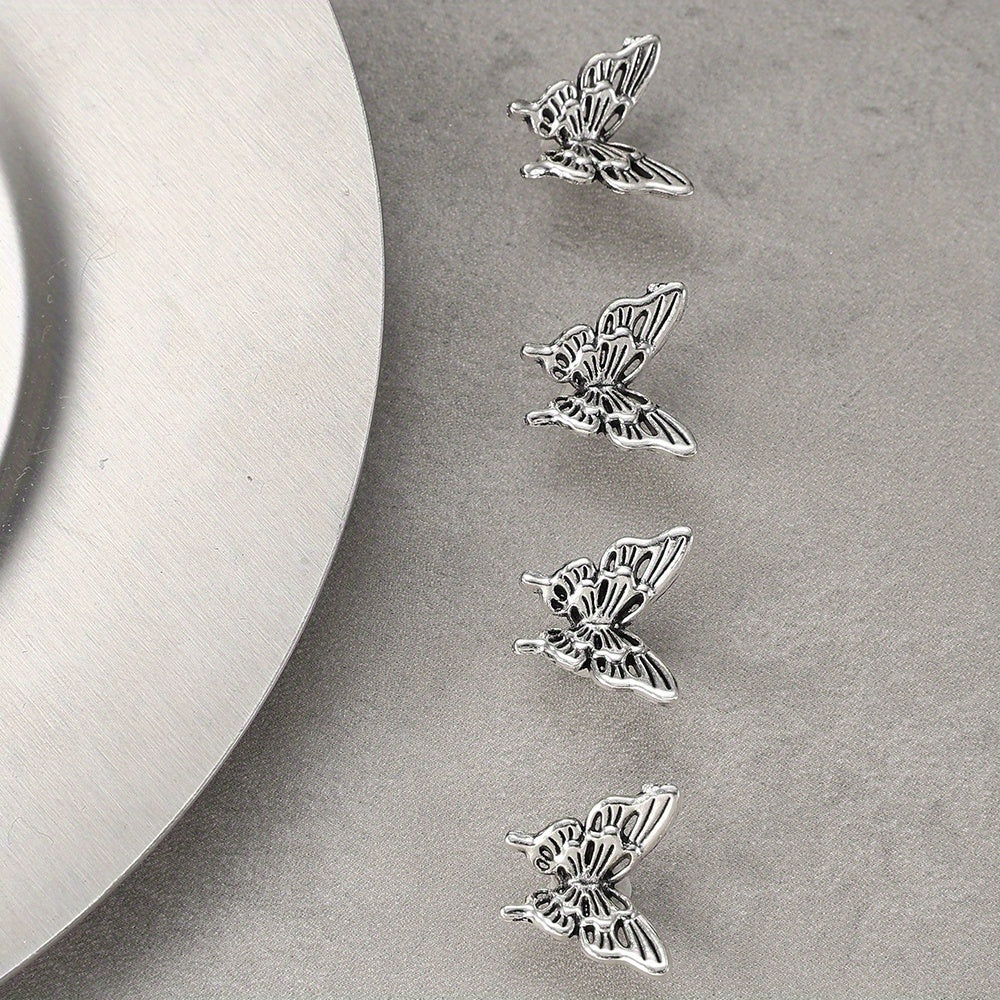 20pcs 14x15mm Alloy Butterfly Spacer Beads