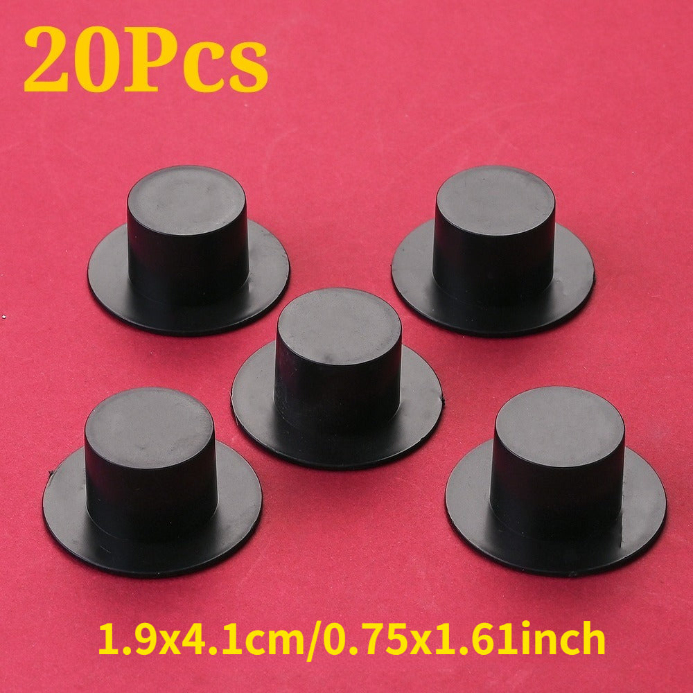Mini Plastic Top Hats