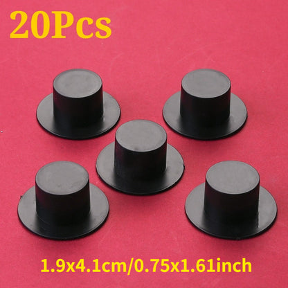 Mini Plastic Top Hats