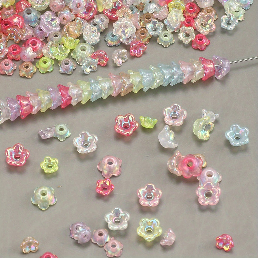100/200pcs Tiny Valley Lily Flower Beads