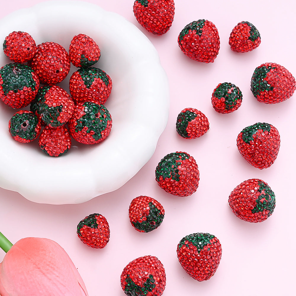 Strawberry Soft Clay Beads