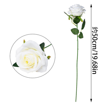 Artificial White Rose Bouquet