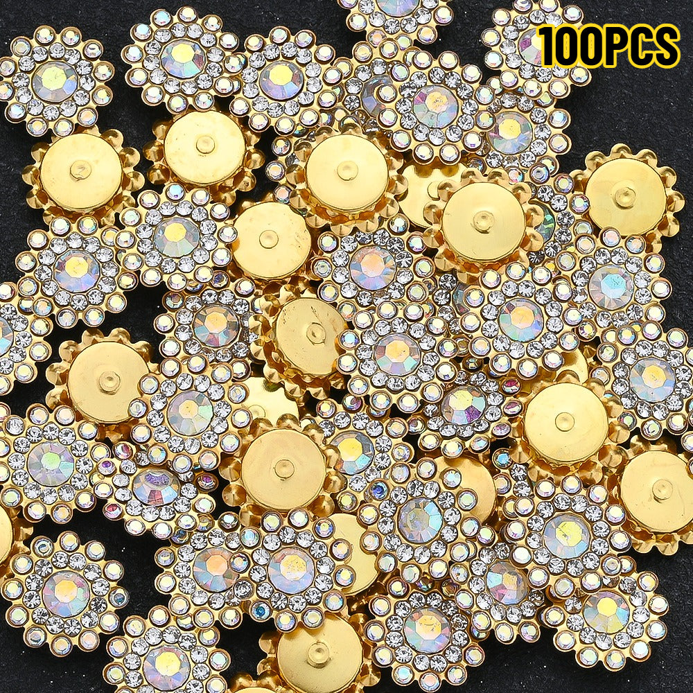 Sunflower Sew-On Rhinestones
