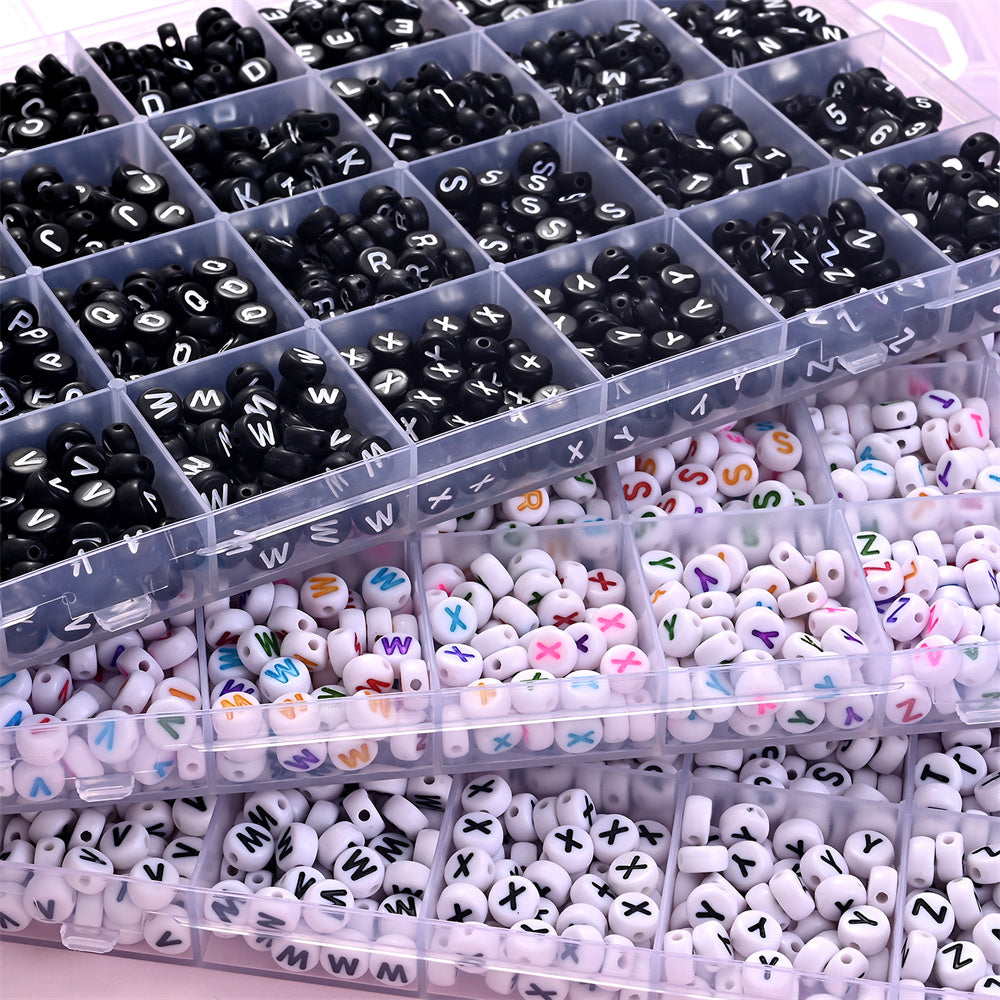 Acrylic Letter Beads Set