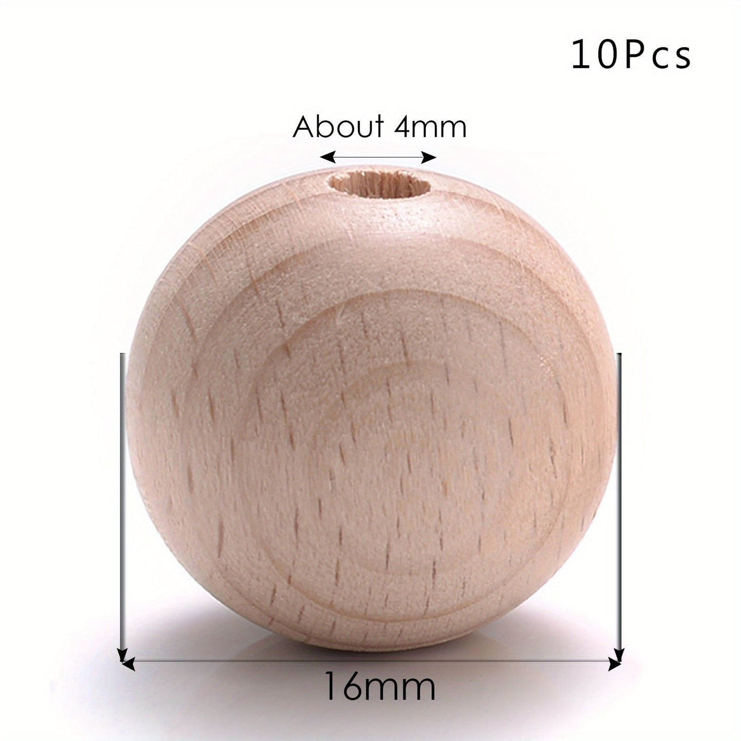 Round Wooden Beads