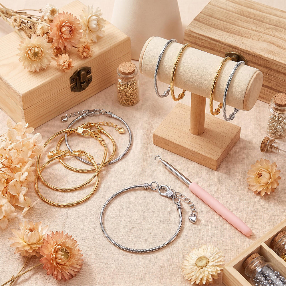 Beadable Chain Bracelet DIY Set