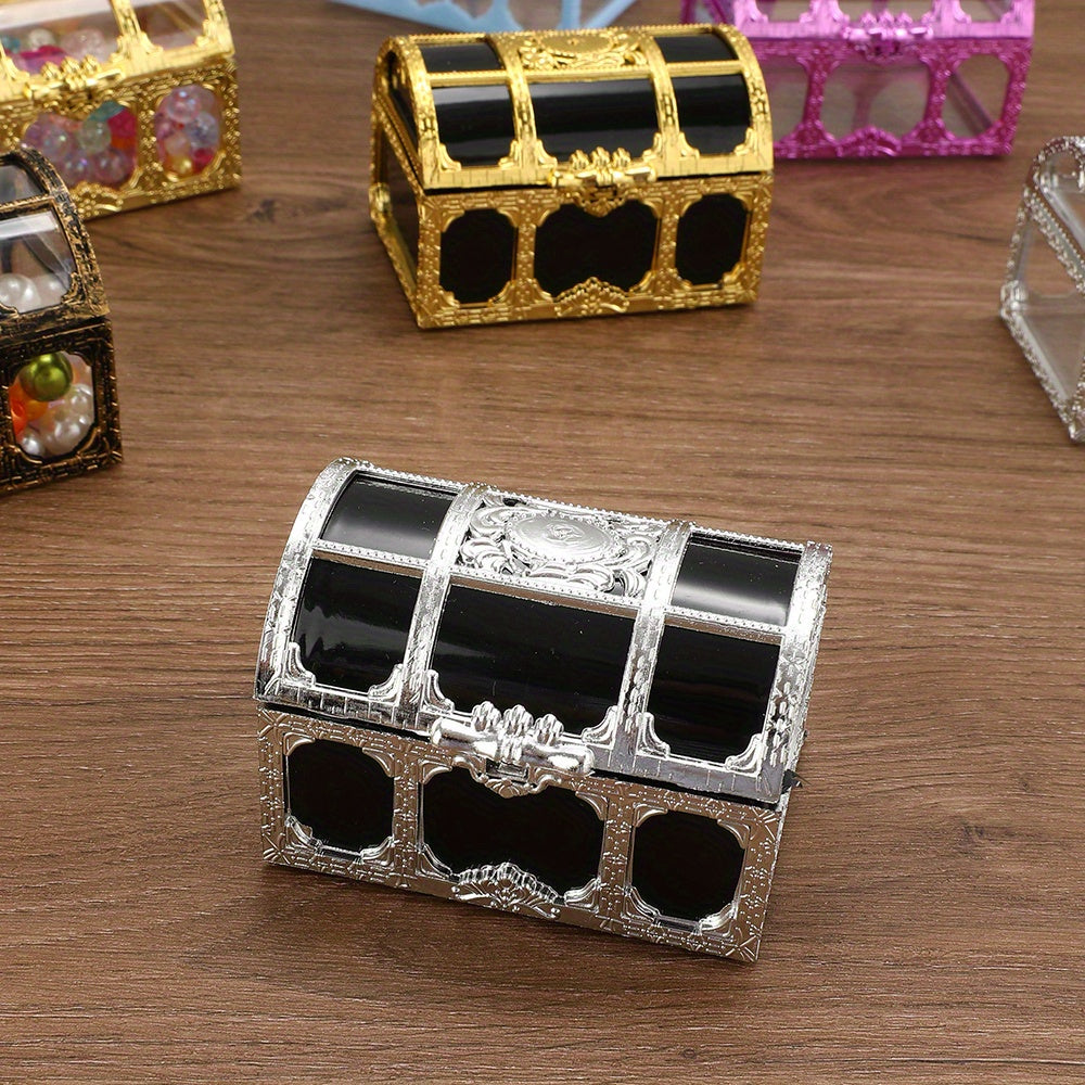 1pc Vintage Treasure Chest Storage Box
