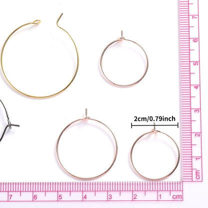 Mixed Alloy Earring Hoop Set
