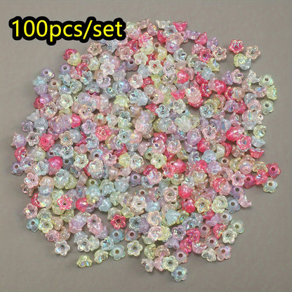 100/200pcs Tiny Valley Lily Flower Beads