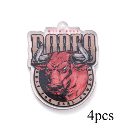Cowboy Series Acrylic Charms