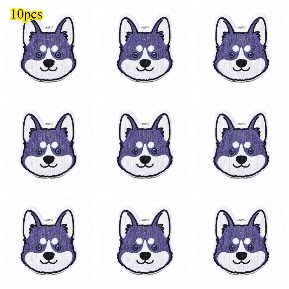 Dog-Themed Wooden Beads
