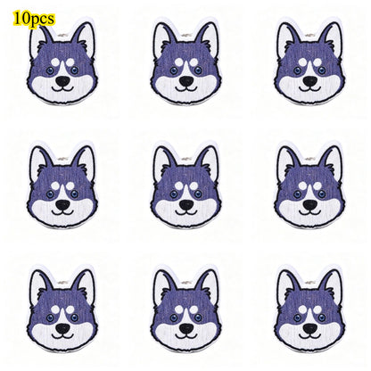 Dog-Themed Wooden Beads