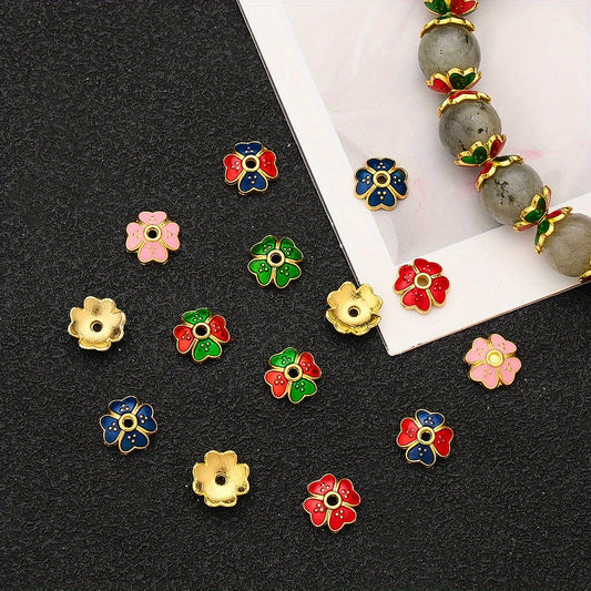 7 mm Four-Leaf Clover Flower Tray Beads