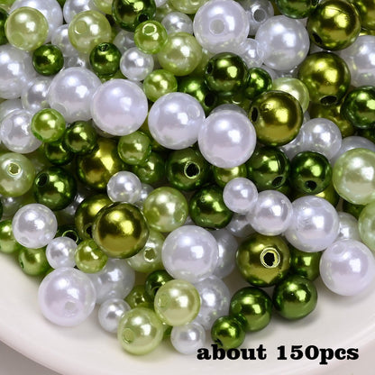 Colorful ABS Imitation Pearl Beads