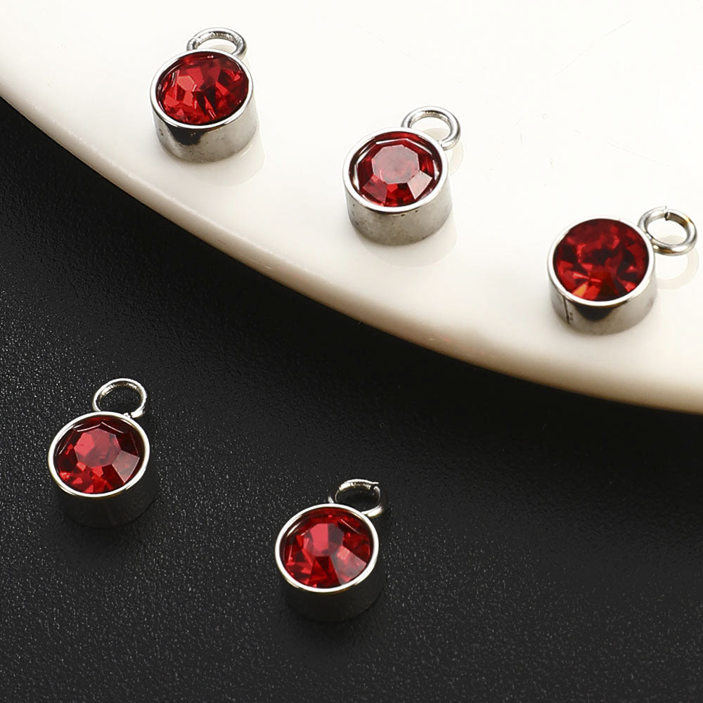 Birthstone Alloy Pendants