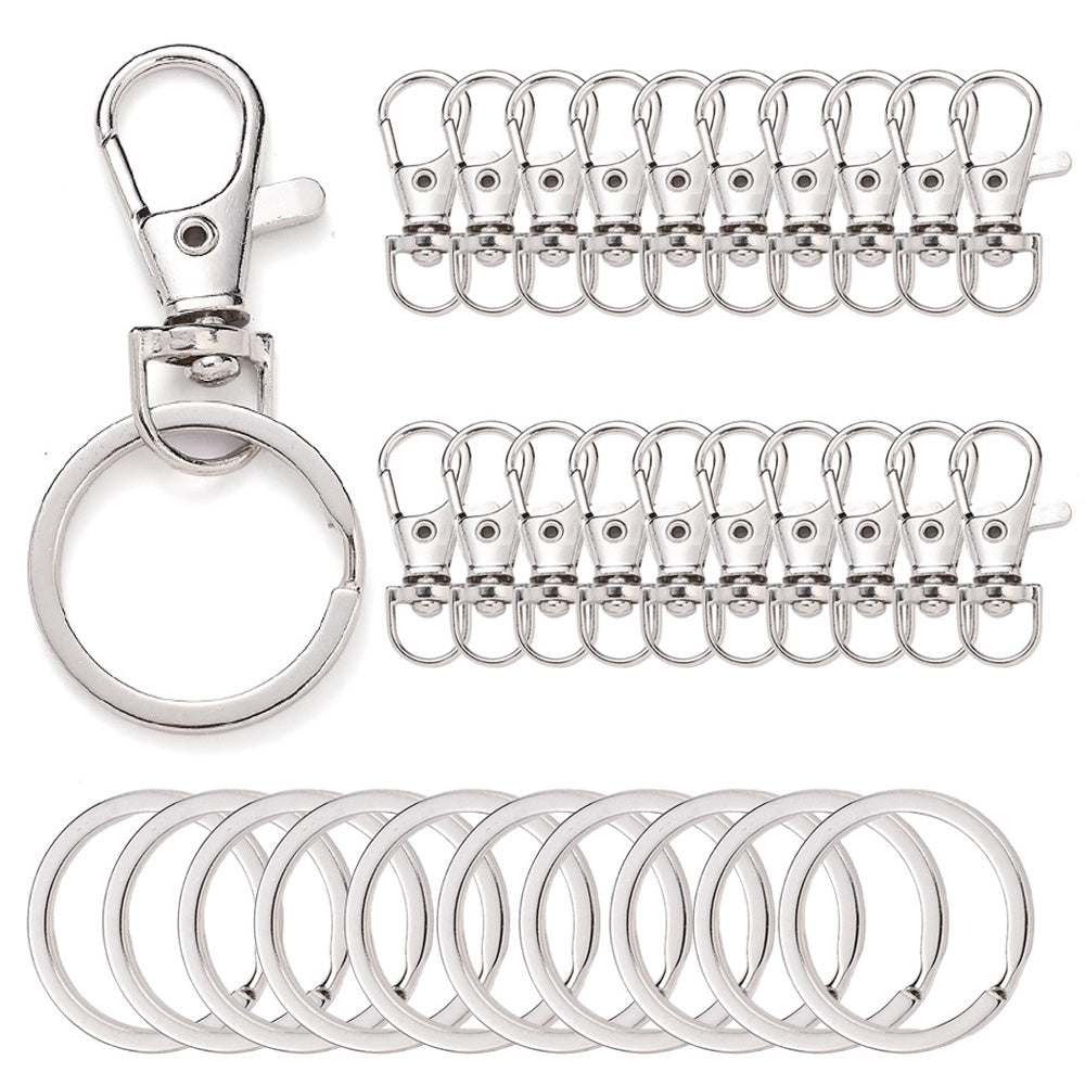 Golden Silvery Alloy Lobster Clasps
