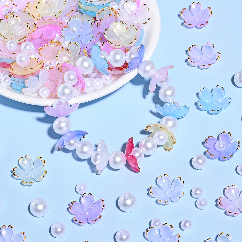 Cherry Blossom Acrylic Bead Kit