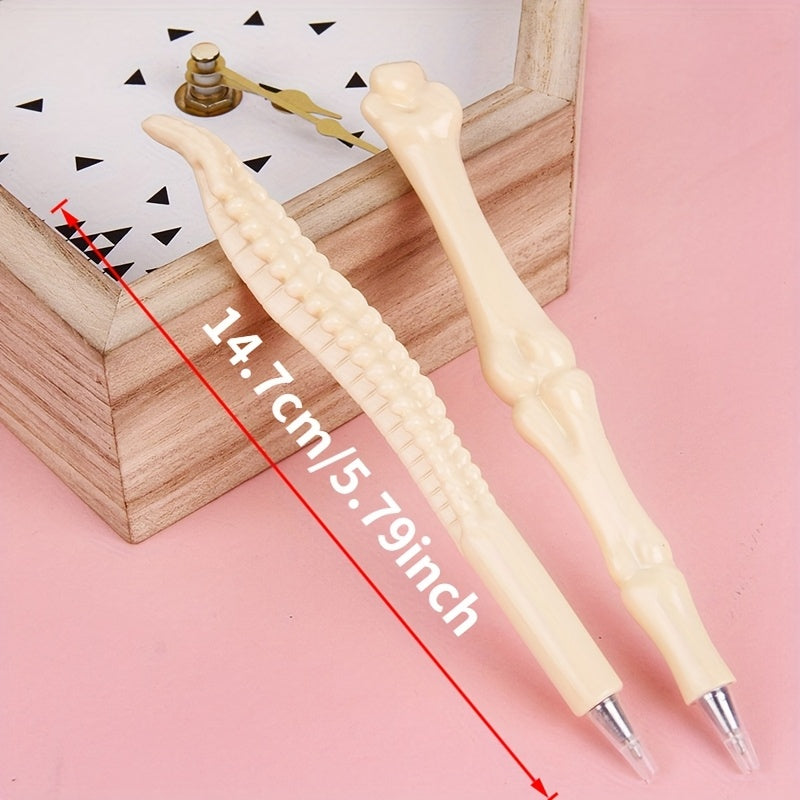 15-Piece Imitation Bone Shape Ballpoint Pens
