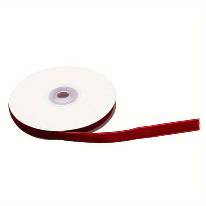 Velvet Polyester Ribbon Roll