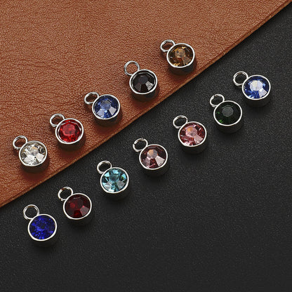 Birthstone Alloy Pendants