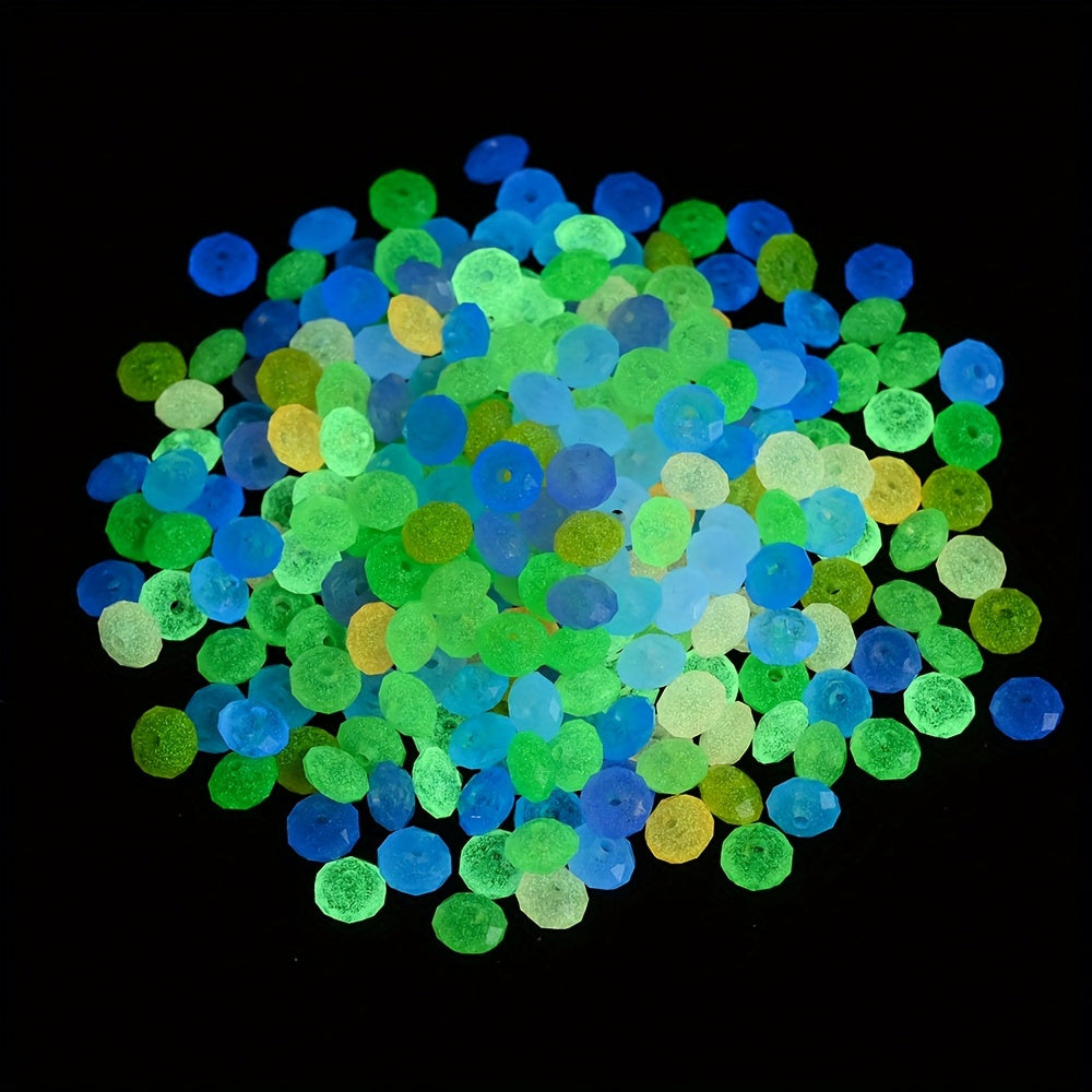 Luminous Acrylic Flat Spacer Beads