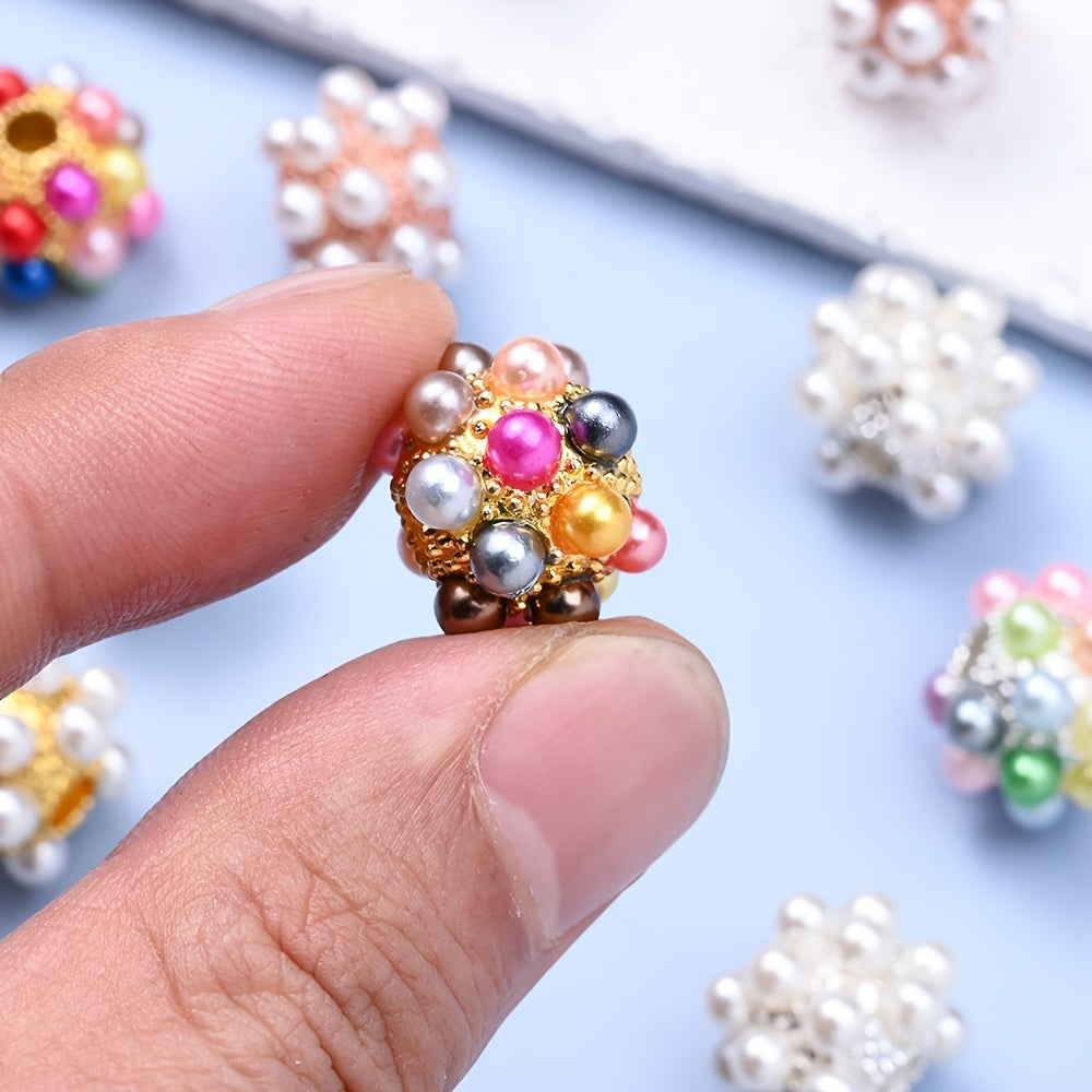 Round Alloy Spacer Beads