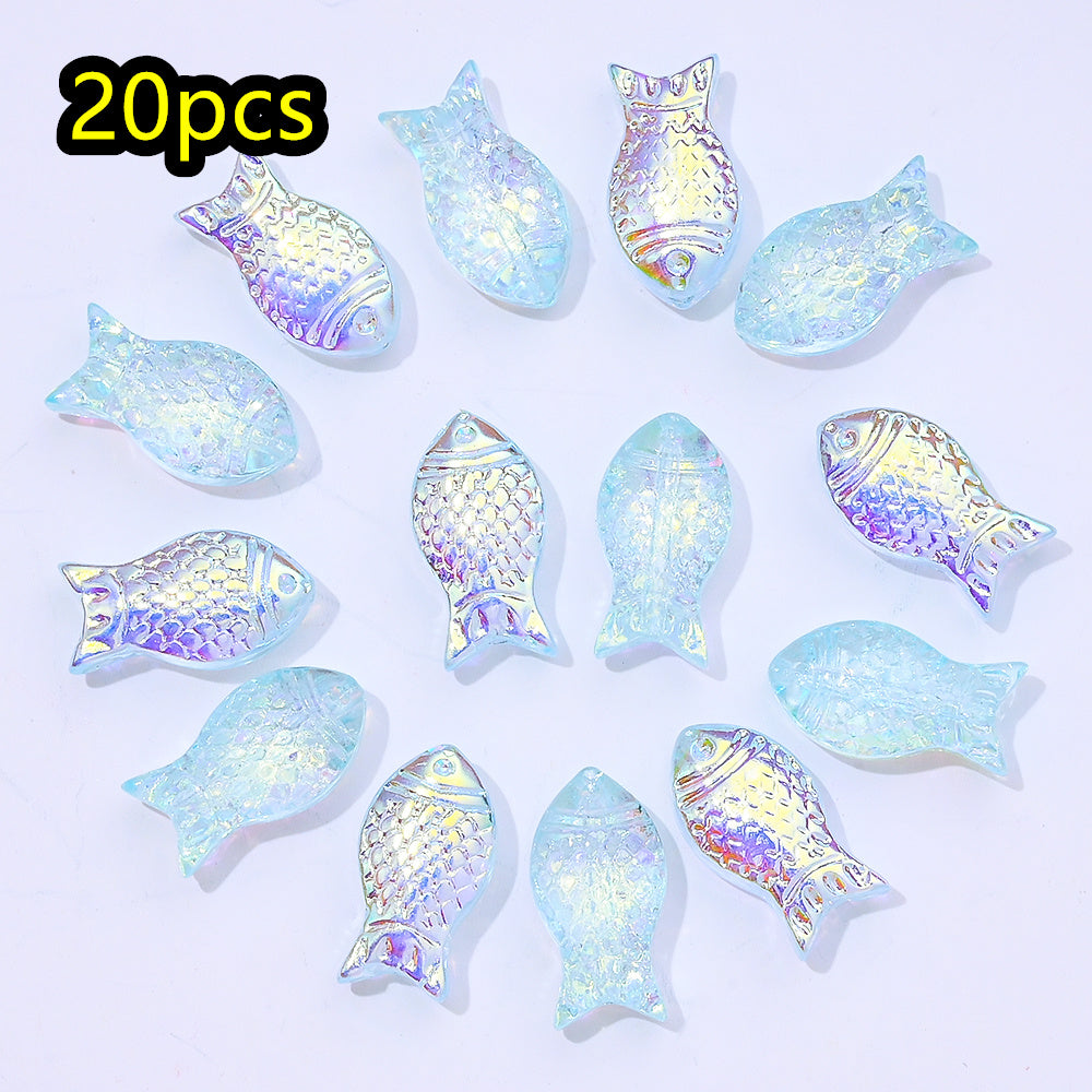 Gradient Goldfish Glass Beads