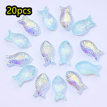 Gradient Goldfish Glass Beads