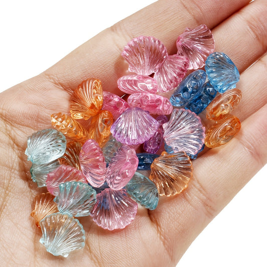 Clear Acrylic Loose Spacer Beads