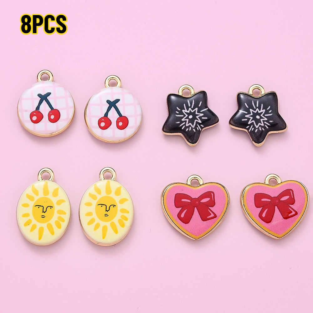 Vintage Enamel Animal and Symbol Charms