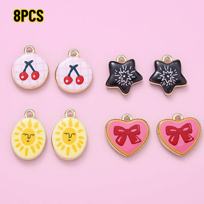 Vintage Enamel Animal and Symbol Charms